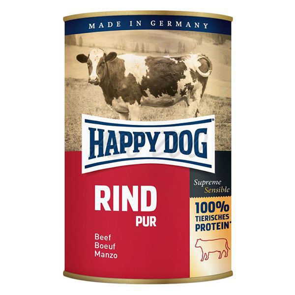 Happy Dog Pur - Rind 400g 