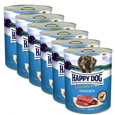 Happy Dog Wild Pur Sweden, 6 x 800 g