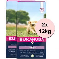 EUKANUBA PUPPY JUNIOR Lamb & Rice - 2 x 12 kg
