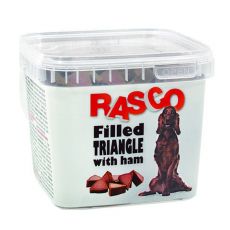 Hundesnack RASCO - gefülltes Dreieck mit Schinken, 600 g