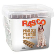 Hundesnack RASCO - maxi starstick mit Geflügel, 700 g