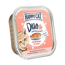 Happy Cat DUO MENU - Geflügel und Lachs, 100g
