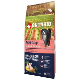 ONTARIO Adult Large - chicken & potatoes 12kg