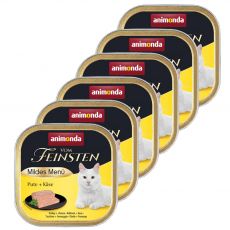 Animonda Vom Feinsten  Cats - Pute + Käse 6 x 100g