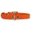 Flaches Lederband orange 19 - 25cm, 9mm
