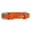 Flaches Lederband orange 19 - 25cm, 9mm