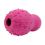 TPR Snowman Gummispielzeug für Hunde - pink 9,5cm