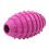 TPR Rugby Ball mit Glöckchen für Hunde - pink 10cm