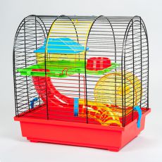 Käfig für Hamster - GRIM II mit Tunnel 