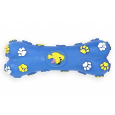 Hundespielzeug - Knochen aus Vinyl, blau 15cm