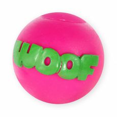  Spielzeug für Hunde - Vinylball mit Aufschrift, guietschend, 8cm