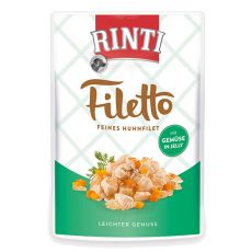 Frischbeutel RINTI Filetto Huhn + Gemüse, 100g