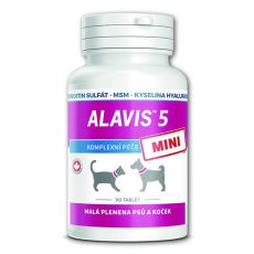 ALAVIS 5 MINI Gelenknahrung für Hunde und Katzen - 90 Tabletten