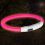 Leuchthalsband LED M-L, pink 45 cm