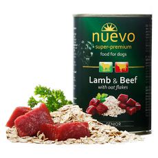 Feuchtnahrung NUEVO DOG Senior Lamb & Beef 400 g
