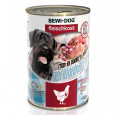 New BEWI DOG Feuchtnahrung – Geflügelherzen, 400 g