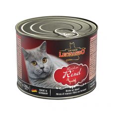 Nassfutter für Katzen Leonardo, Rind 200 g