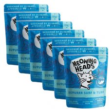 MEOWING HEADS Surf & Turf GRAIN FREE 6 x 100 g
