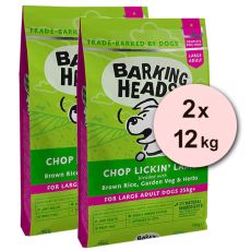 BARKING HEADS Chop Lickin’ Lamb ADULT LARGE BREED 2 x 12 kg