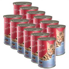 Nassfutter BEWI CAT Meatinis SALMON 12 x 400 g