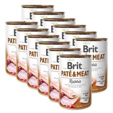 Nassfutter Brit Paté & Meat Rabbit, 12 x 400 g