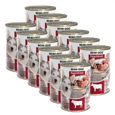 New BEWI DOG Nassfutter – Rindfleisch, 12 x 400 g