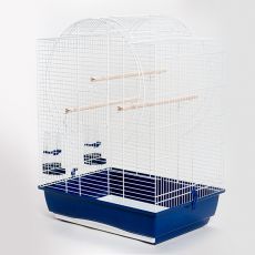 Käfig für Papagei EMMA weiß - 54 x 39 x 71 cm