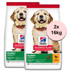 Hill's Science Plan Canine Puppy Large Breed Chicken Value Pack 2 x 16 kg