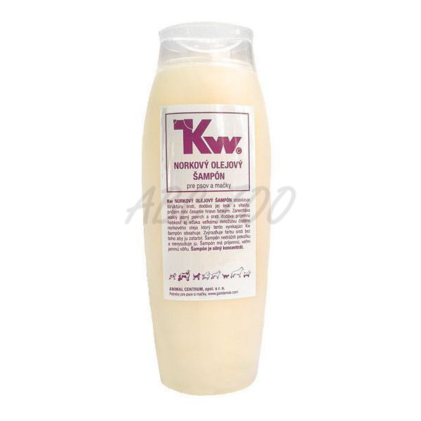 Kw - Nerzöl Shampoo für Hunde und Katzen, 250 ml  